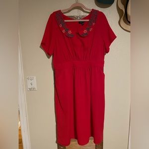 Unique Vintage red dress new with tags